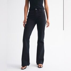 ✨‎ Abercrombie & Fitch Vintage Flare Jeans Curve Love Black Sz 31 12R NWT ✨